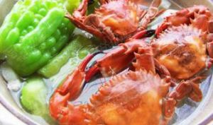 苦瓜燴花蟹 苦瓜燴花蟹