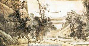 清高岑江山千里圖 清高岑江山千里圖