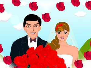 紅玫瑰婚禮服 紅玫瑰婚禮服