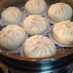 菠菜豆腐冬粉包子