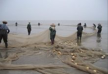 溪頭鎮漁民