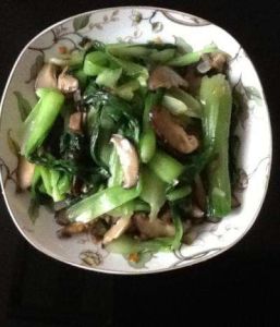 蚝油青菜蘑菇 蚝油青菜蘑菇