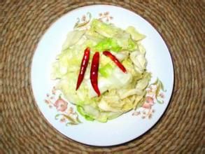 酸辣味泡蓮花白 酸辣味泡蓮花白