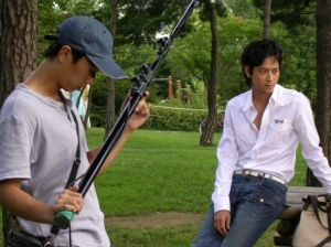 拍攝《魔術情緣》