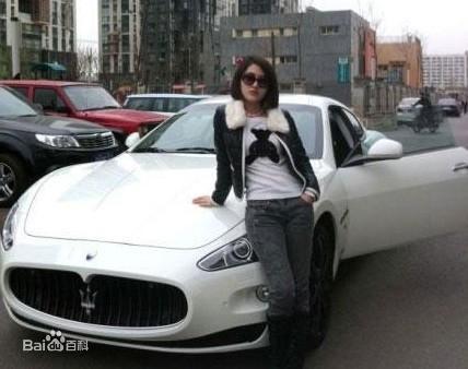郭美玲駕駛的瑪莎拉蒂