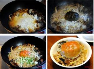 閘蟹煲仔飯 閘蟹煲仔飯