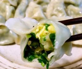 韭菜豆腐雞蛋餡餃子 韭菜豆腐雞蛋餡餃子