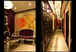 美容院裝修效果圖欣賞-田園風格