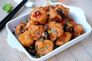 肉末炒油豆腐 肉末炒油豆腐