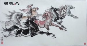 范融“八駿圖”