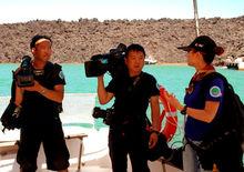 趙虹在希臘小島拍攝