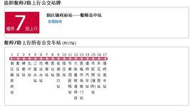 洛陽公交偃師7路 洛陽公交偃師7路