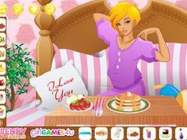 在床上吃早餐 在床上吃早餐