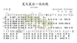 夏日的最後一朵玫瑰 夏日的最後一朵玫瑰