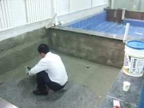 塗膜防水屋面施工