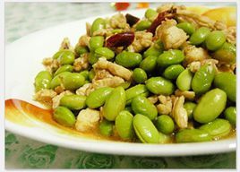 欖菜毛豆炒雞丁 欖菜毛豆炒雞丁