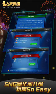 大亨德州遊戲SNG淘汰賽