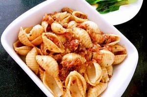 西紅柿貝殼面 西紅柿貝殼面