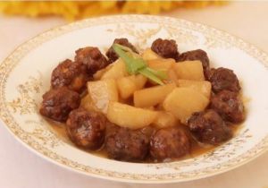 豬肉丸子燒蘿蔔 豬肉丸子燒蘿蔔