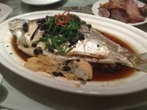 鯪魚欖角蒸腊味 鯪魚欖角蒸腊味