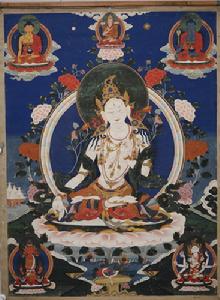 清白度母唐卡 清白度母唐卡