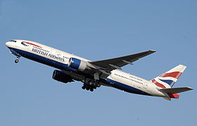 （圖）與出事的38號班機屬同型號的英航波音777-200ER型客機