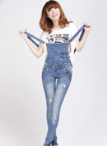 牛仔背帶褲 牛仔背帶褲