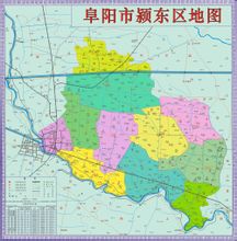潁東區鄉鎮圖