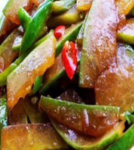 滑炒冬瓜片 滑炒冬瓜片