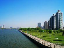 太原汾河公園風景。