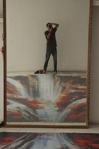 地面鏡像畫 地面鏡像畫