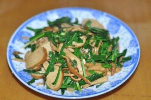 韭菜炒素雞 韭菜炒素雞