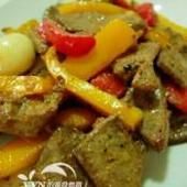 泡椒黑木耳炒豬肝 泡椒黑木耳炒豬肝