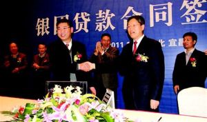 國際銀團貸款簽約