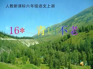 青山不老[人教版語文國小教科書課文]