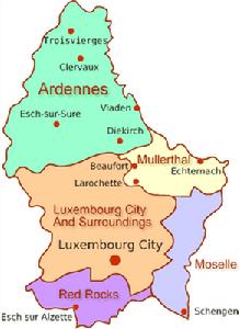盧森堡行政區劃