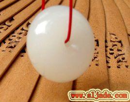 白玉平安扣 白玉平安扣