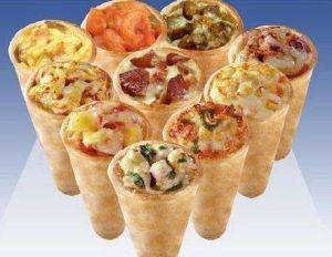 蛋筒比薩 蛋筒比薩