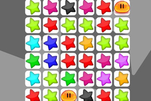 彩色星星連連看小遊戲 彩色星星連連看小遊戲