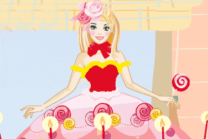 《芭比娃娃裙蛋糕》 《芭比娃娃裙蛋糕》