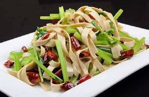 芹菜炒千張 芹菜炒千張