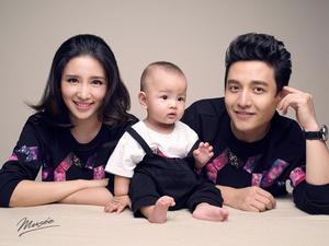 張楊果而與丈夫、兒子