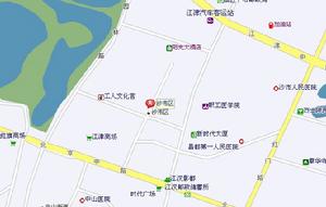 荊州沙市區地圖