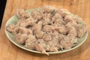 肉末蘿蔔絲球 肉末蘿蔔絲球