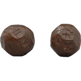 西漢漆博具骰 西漢漆博具骰