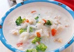 鮮奶雞肉粥 鮮奶雞肉粥