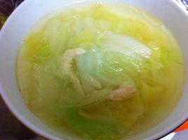 蝦米白菜湯 蝦米白菜湯