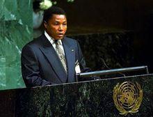 邁納薩拉總統在聯合國大會發表演講