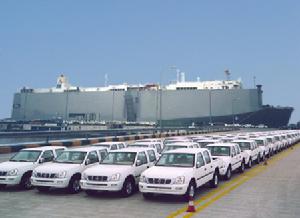 南非的長豐揚子皮卡汽車駛下生產線