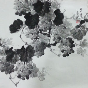 詹亦然國畫作品